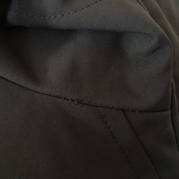 [Joe Fresh] Black Mesh Lined Raincoat | L | Good - Picture 12 of 13